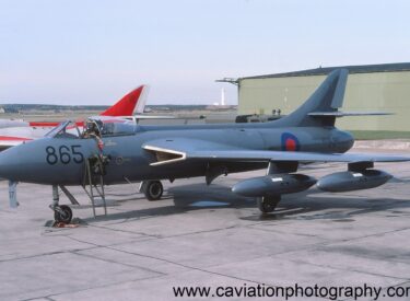 XE707/865VL BAE (Hawker) Hunter GA.11 F.R.A.D.U.