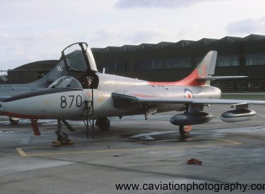 XL598/870VL BAE (Hawker) Hunter T.8C F.R.A.D.U.