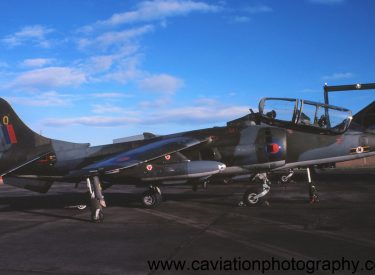 XW933/Q BAE (H.S.A.) Harrier T.2 3 Squadron
