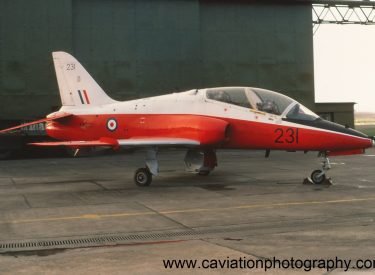 XX231 BAE 1182 Hawk T.1 4 F.T.S.