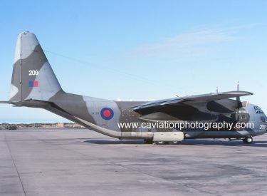 XV209 Lockheed C.130K Hercules C.1 Lyneham Wing