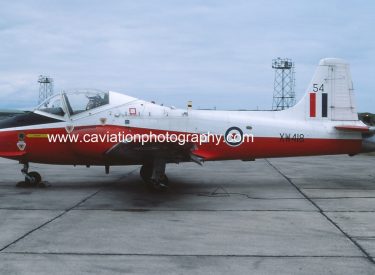 XW418/54 BAC (Hunting) Jet Provost T.5A 3 F.T.S.