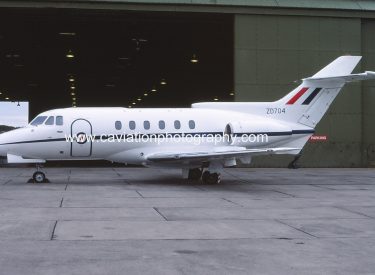 ZD704 Hawker Siddeley 125 CC.3 32 Squadron