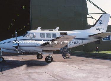 G-AZOH Beechcraft B.80 Queenair