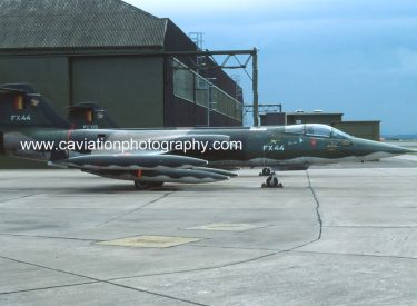 9087/FX44 Lockheed F-104G Starfighter 1 Wg Belgian Air Force