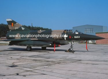 BA63 Dassault Mirage 5BA 1 Smaldeel Belgian Air Force