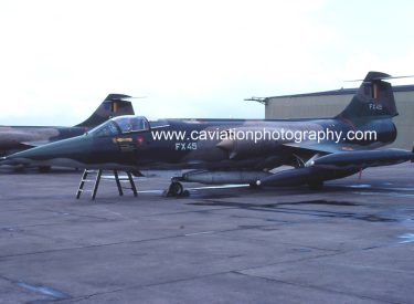 9088/FX45 Lockheed F-104G Starfighter 10 Wg Belgian Air Force