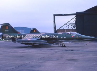 9107/FX64 Lockheed F-104G Starfighter 10 Wg Belgian Air Force