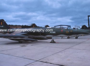9108/FX65 Lockheed F-104G Starfighter 10 Wg Belgian Air Force