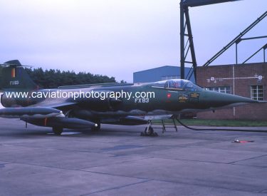 9141/FX83 Lockheed F-104G Starfighter 10 Wg Belgian Air Force