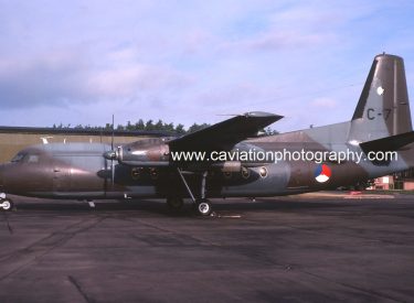 C-7 Fokker F.27M Troopship (Converted to a Nav Trainer) 334 Squadron R.Netherland Air Force