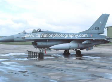 J-229 General Dynamics F16A 322 Squadron R.Netherlands A.F.