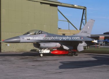 J-244 General Dynamics F16A 322 Squadron R.Netherlands A.F.