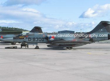D-8300 Lockheed F104G Starfighter 311 Squadron R.Netherlands Air Force