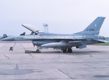 J-230 General Dynamics F16A 322 Squadron R.Netherlands A.F.