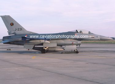 J-231 General Dynamics F16A 323 Squadron R.Netherlands A.F.