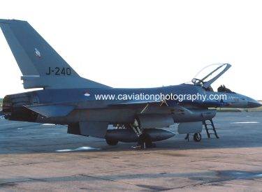 J-240 General Dynamics F16A 322 Squadron R.Netherlands A.F.