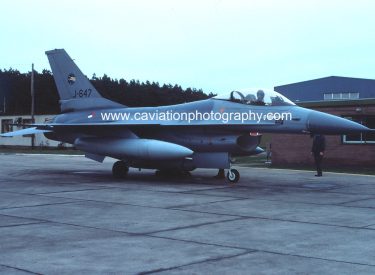J-647 General Dynamics RF16A 306 Squadron R.Netherlands Air Force