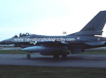 J-631 General Dynamics RF16A 306 Squadron R.Netherlands Air Force