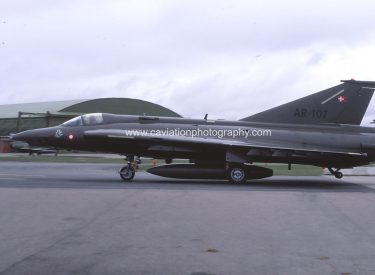351107/AR-107 SAAB Draken RF35XD 729 Esk R.Danish A.F.