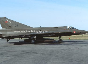 351106/AR-106 SAAB Draken RF35XD 729 Esk R.Danish A.F.