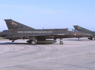 351114/AR-114 SAAB Draken RF35XD 729 Esk R.Danish A.F.