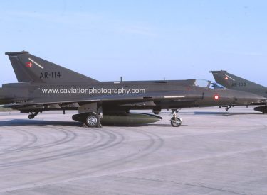351114/AR-114 SAAB Draken RF35XD 729 Esk R.Danish A.F.