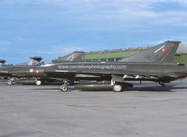 351117/AR-117 SAAB Draken RF35XD 729 Esk R.Danish A.F.